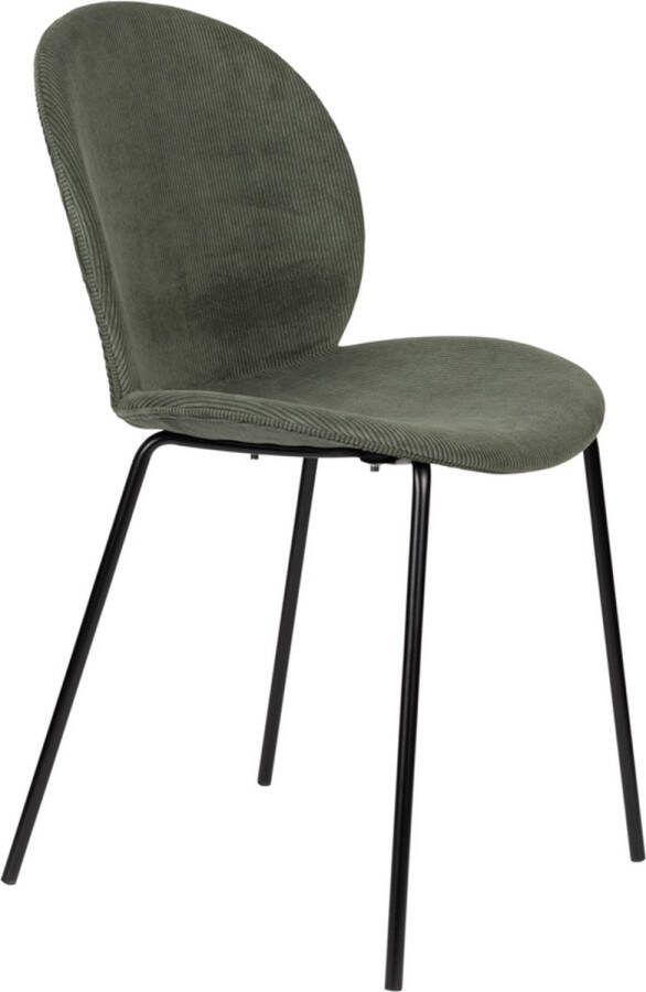 Zuiver | Eetkamerstoel Bonnet Green | Zitmeubels eetkamer | Eetkamerstoel