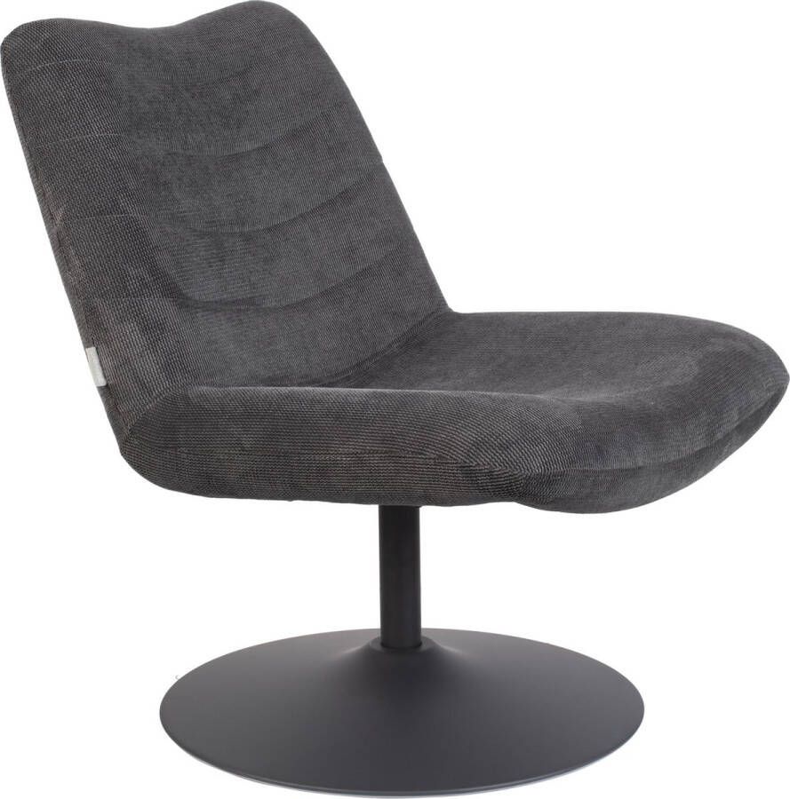 Zuiver Draaibare Fauteuil Bubba Donkergrijs