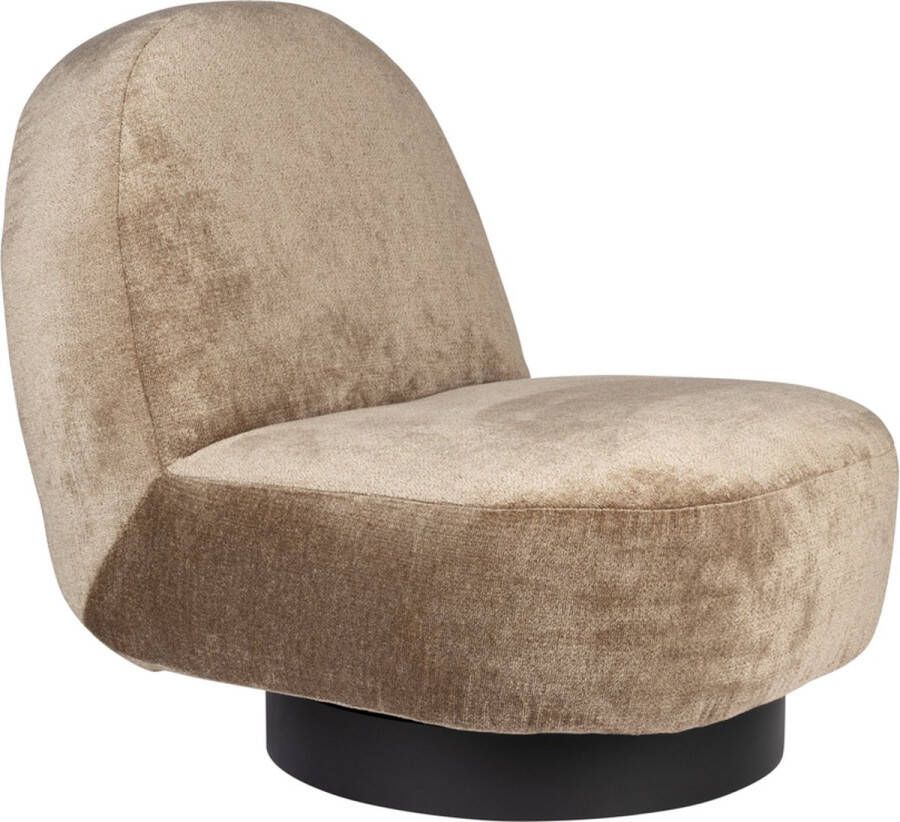 Zuiver Draaibare Fauteuil Eden Chenille