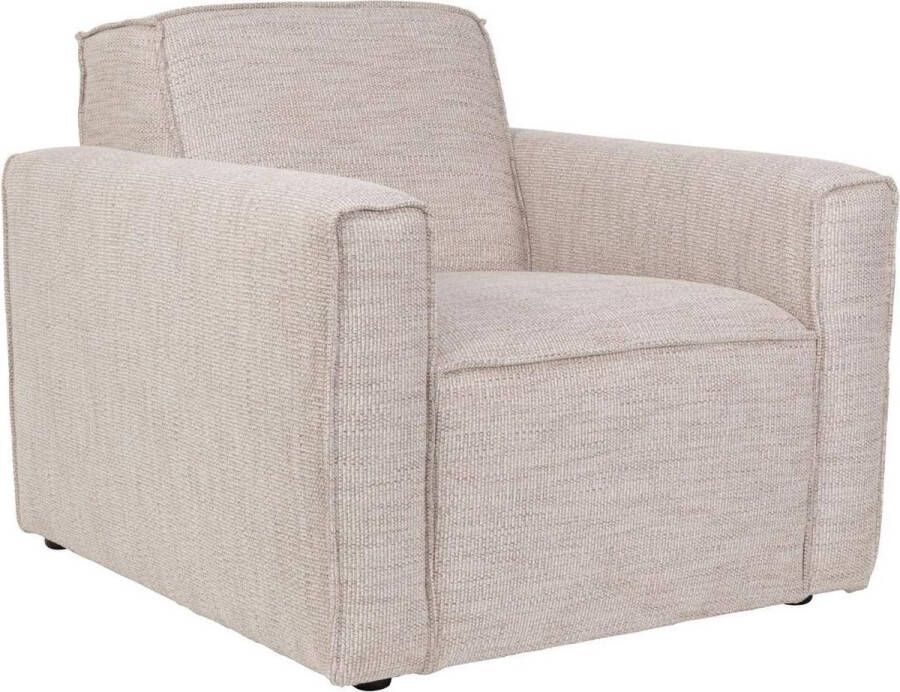Zuiver Fauteuil Bor 1-zits Zithoogte 42 Cm Stof Latte