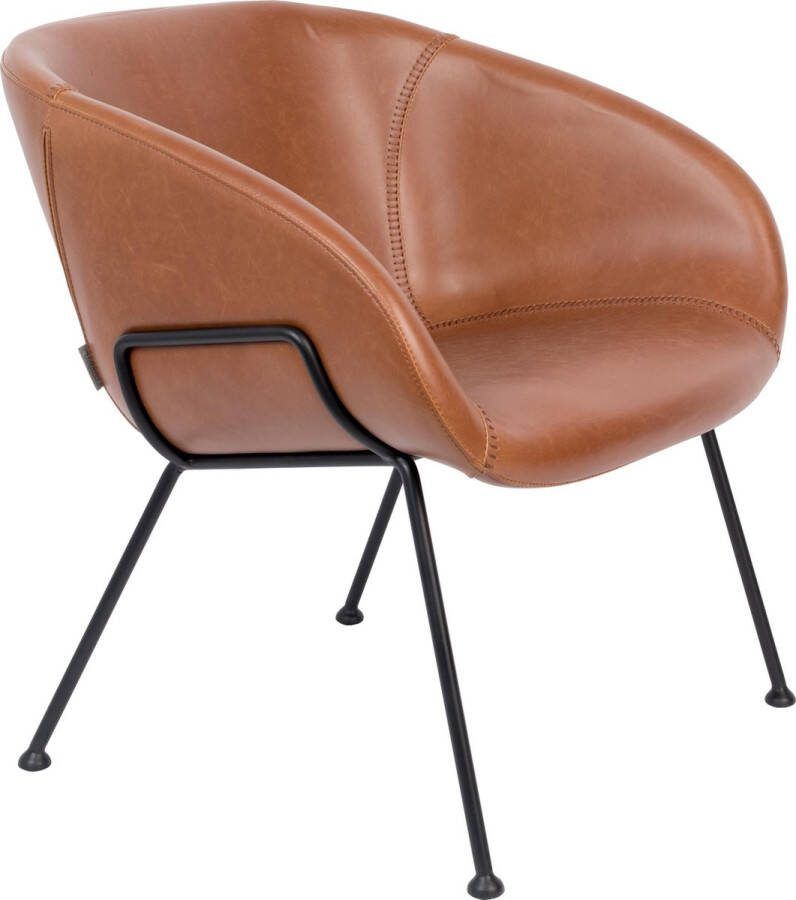 Zuiver | Fauteuil Feston Brown | Zitmeubels woonkamer | Fauteuil