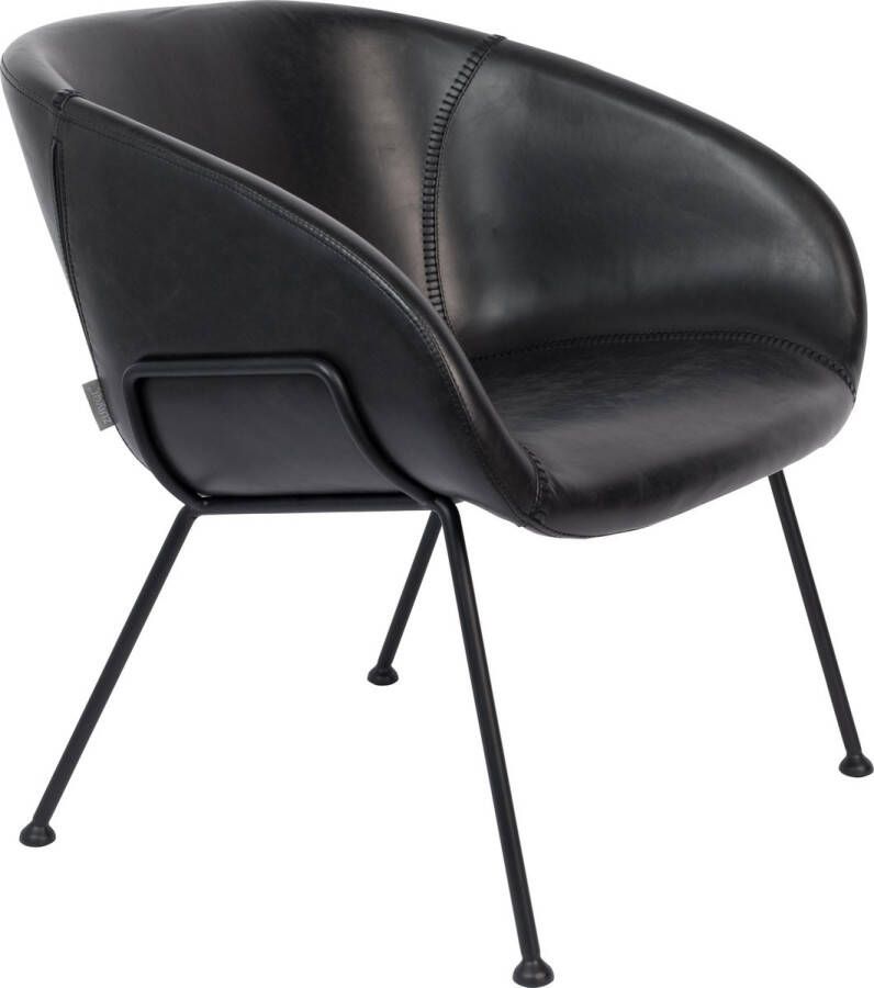 Zuiver | Fauteuil Feston Black | Zitmeubels woonkamer | Fauteuil