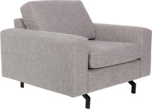 Zuiver Fauteuil Jean 1-zits Zithoogte 45 Cm Stof Grijs