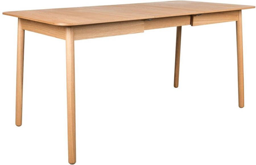 Zuiver " Glimps Eettafel Uitschuifbaar 120 162 x 80 cm Naturel "