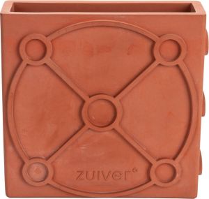 Zuiver Graphic Vaas Plat Terracotta