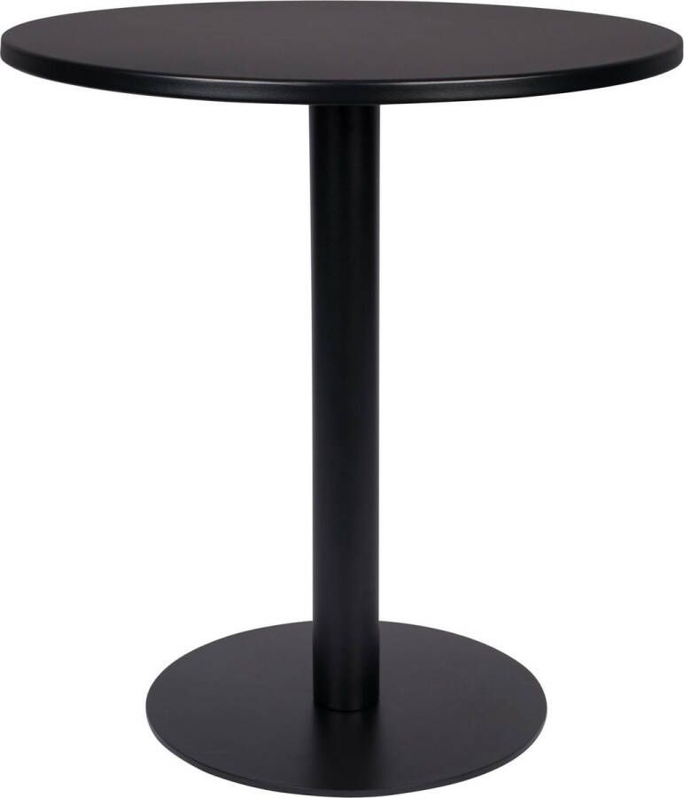 Zuiver Metsu Tuintafel Bistrotafel Rond 70 cm Zwart