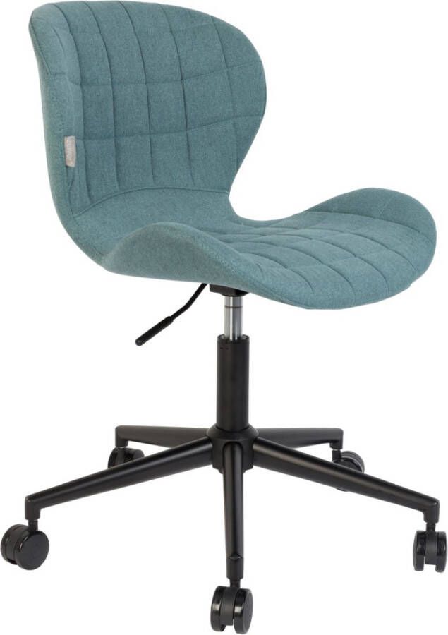 Zuiver | Bureaustoel OMG Black Blue | Zitmeubels woonkamer | Bureaustoel
