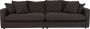 Zuiver Sense 3 bank 3 zitter 113x85cm Espresso - Thumbnail 1
