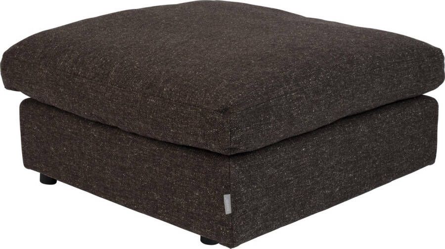 Zuiver Sense Hocker 92x92x47 Stof Espresso