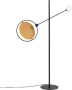 Zuiver Vloerlamp Sirius 140cm Zwart Goud - Thumbnail 1