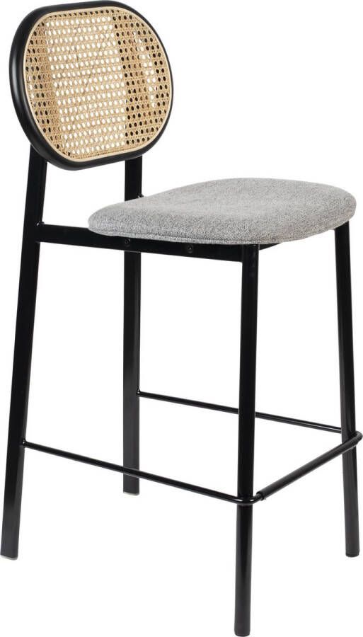 Zuiver | Barstoel Spike Natural Grey | Zitmeubels eetkamer | Barstoel