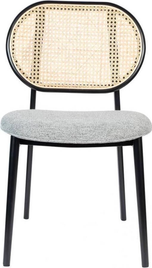 Zuiver | Eetstoel Spike Natural Grey | Zitmeubels eetkamer | Eetkamerstoel
