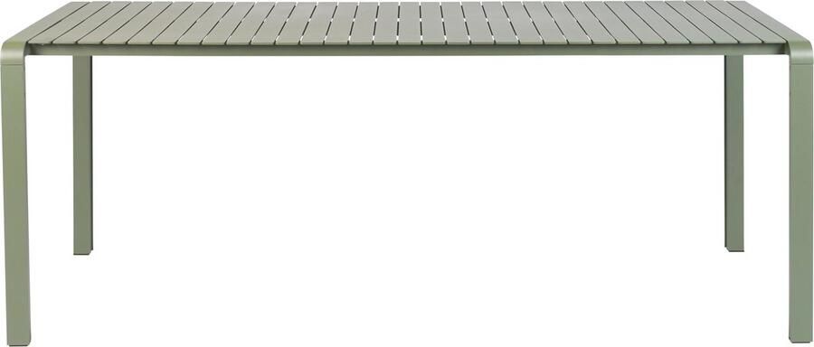 Zuiver | Tuintafel Vondel 214x97 Green | Tuinmeubelen | Tuintafel