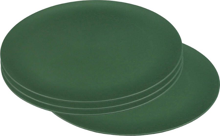 Zuperzozial C-PLA borden FLAVOUR-IT PLATE rosemary green groen 25 5cm set 4