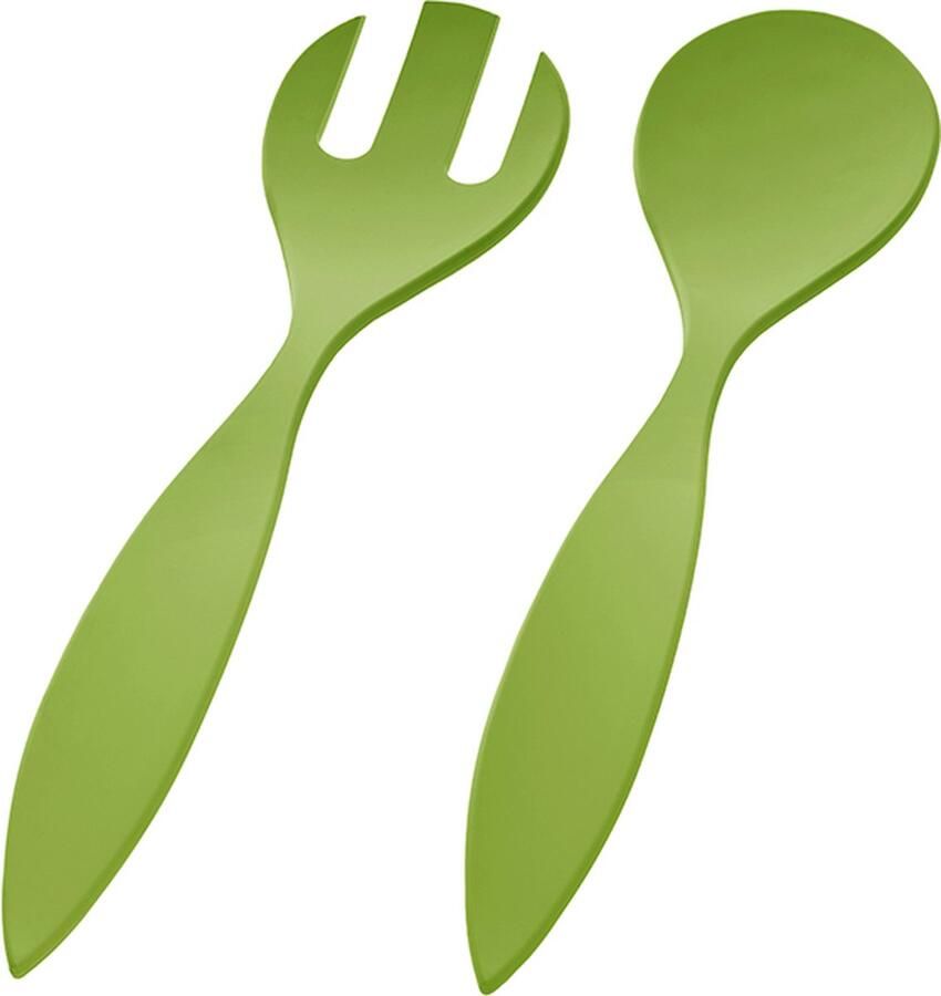 Zuperzozial Nature Collection saladebestek Nature Bioplastic groen