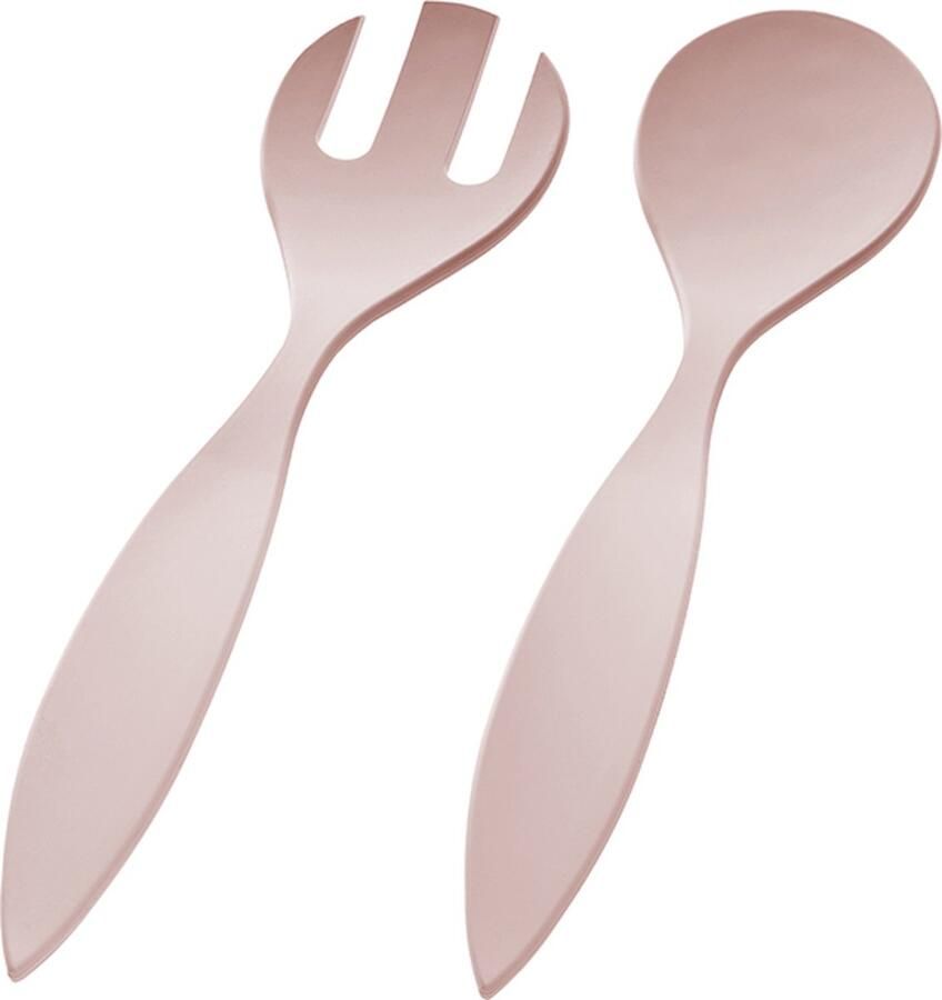 Zuperzozial Nature Collection saladebestek Nature Bioplastic roze