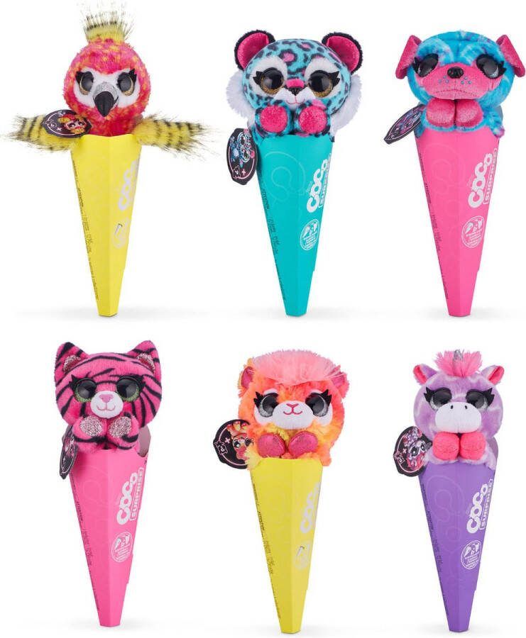 ZURU Coco Surprise IJshoorn met Knuffel Neon