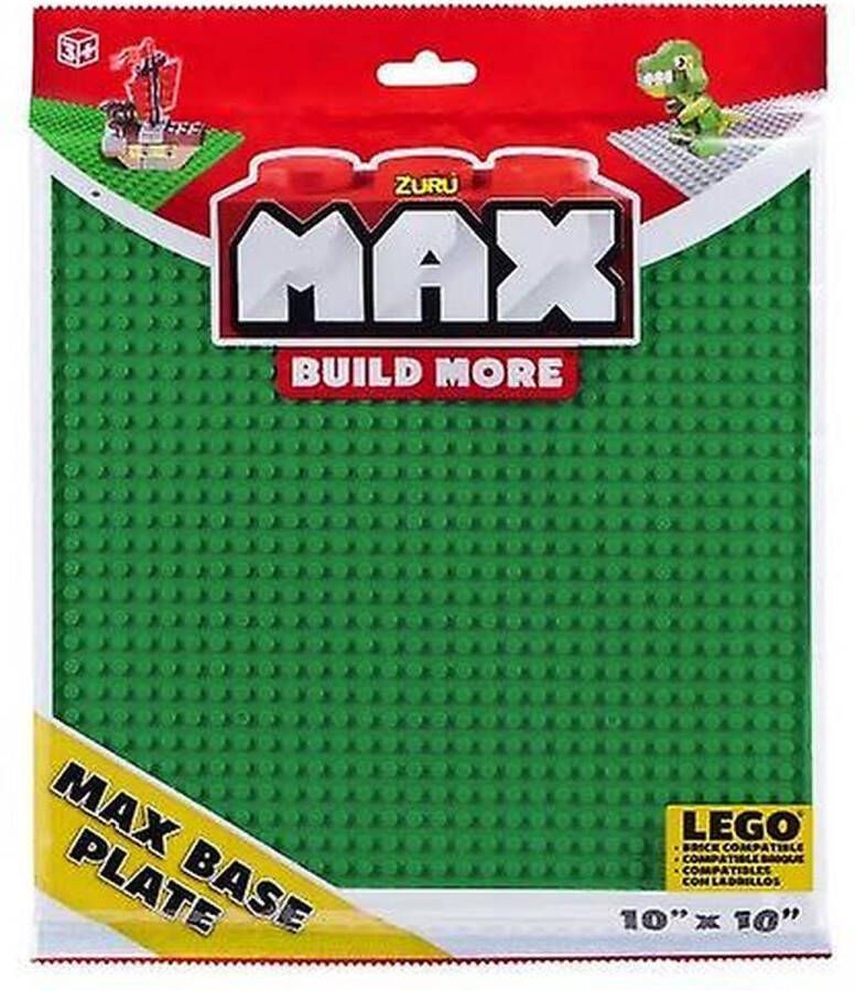 ZURU MAX Build More Building Bricks grondplaat 25 4 x 25 4 cm Major Brick Brands