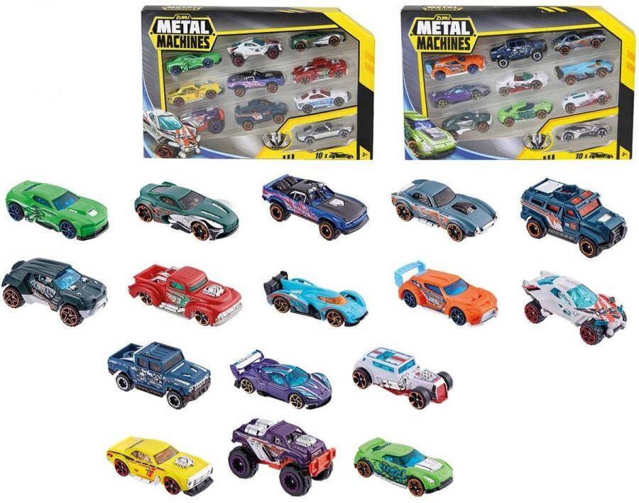 ZURU Metal Machines Cars Series 2 Multi Pack Car 10 Pack (6750)