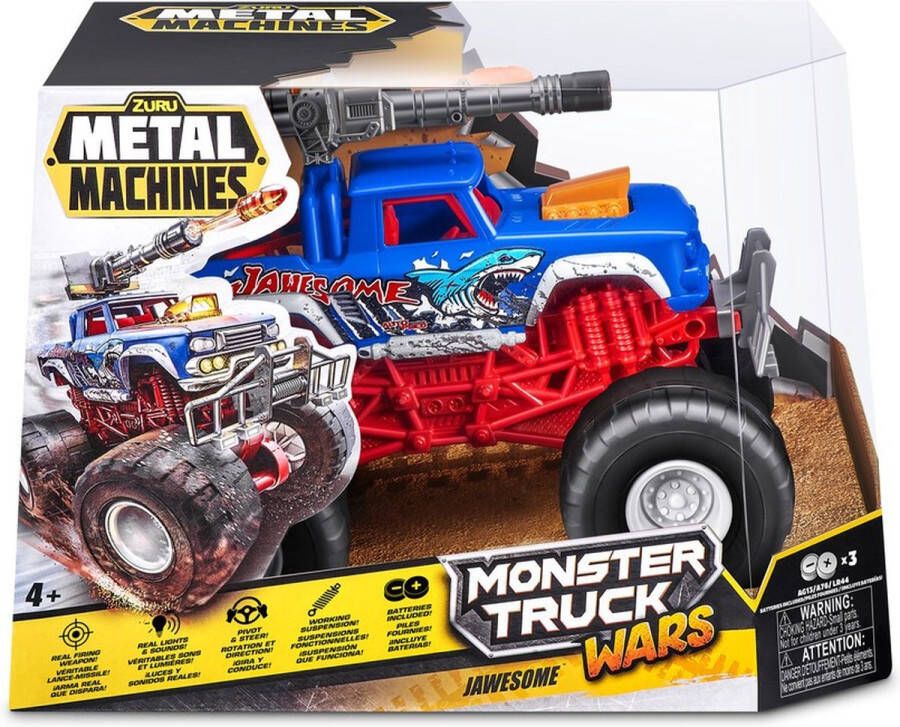 Zuru Metal Machines Monster Truck Wars Jawesome