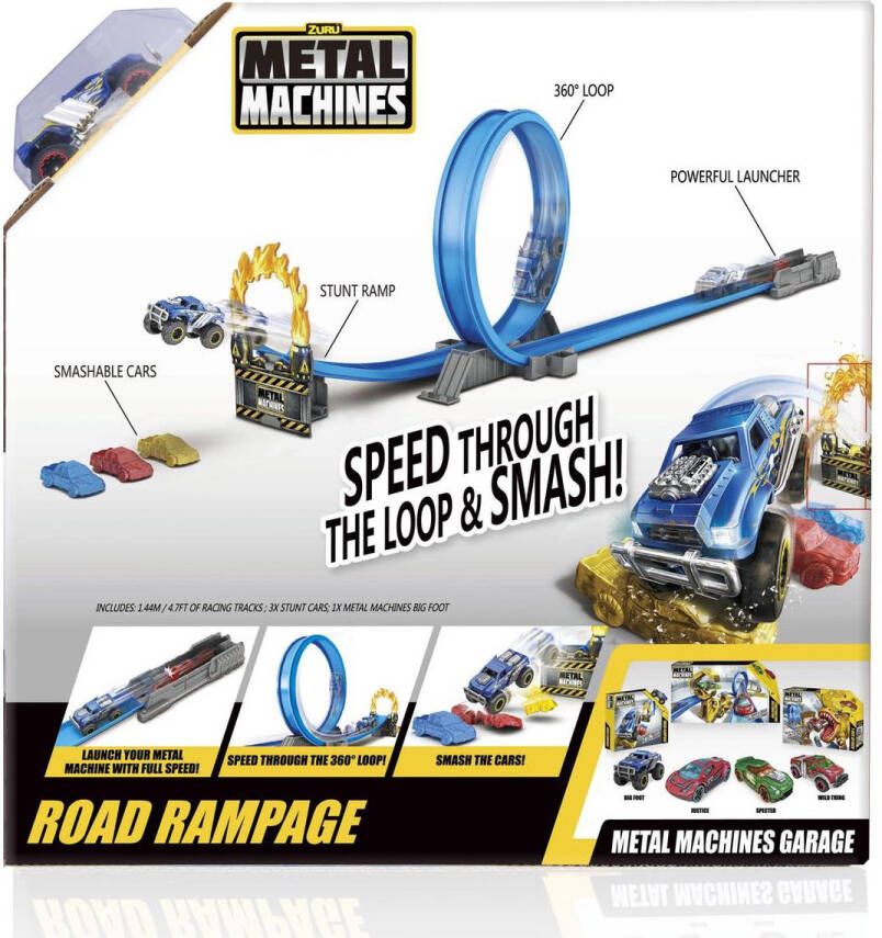 ZURU Metal Machines Road Rampage + Monstertruck