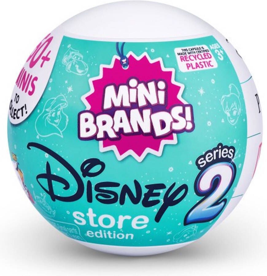 ZURU Mini Brands Disney Store Edition Speelfiguur Mini figuur 5 Verrassingen Echte Miniaturen uit de Disney Speelgoedwinkel