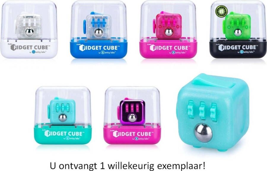 ZURU Original Fidget Cube 1 exemplaar Schoencadeautje Breinbreker infinity cube friemelkubus fidget toy tegen stress