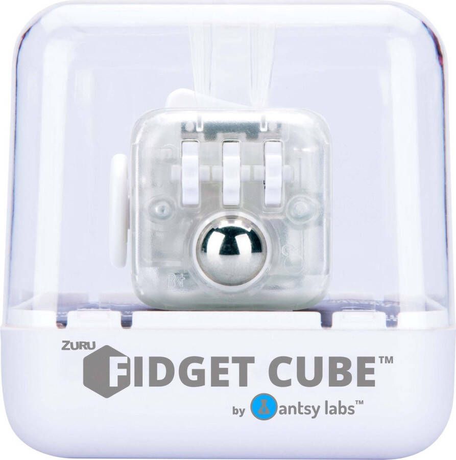 ZURU Original Fidget Cube 1 exemplaar metallic friemelkubus Voor de hand