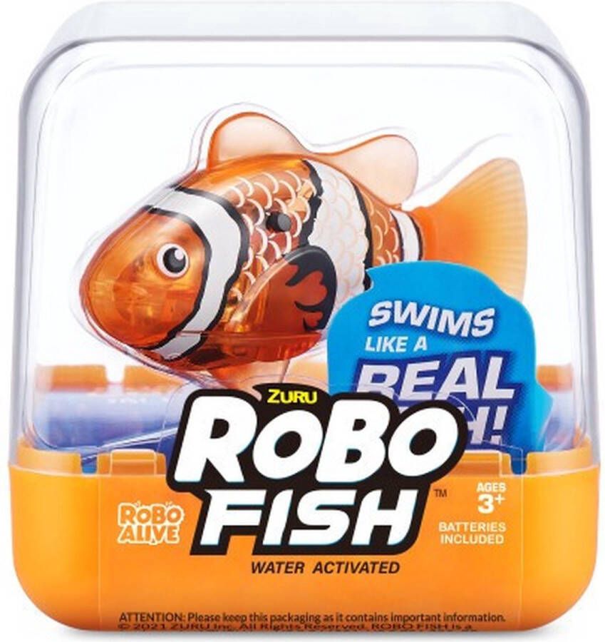 ZURU RoBo Alive Robot Huisdier Fish Vis Oranje