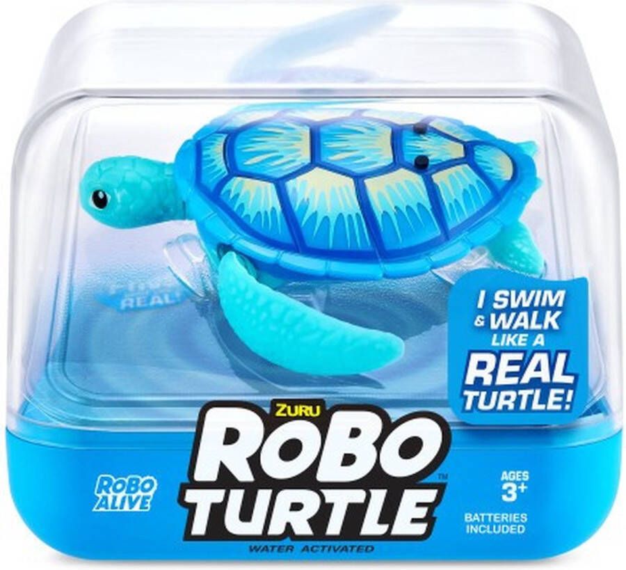 ZURU RoBo Alive Robot Huisdier Turtle Schildpad Blauw