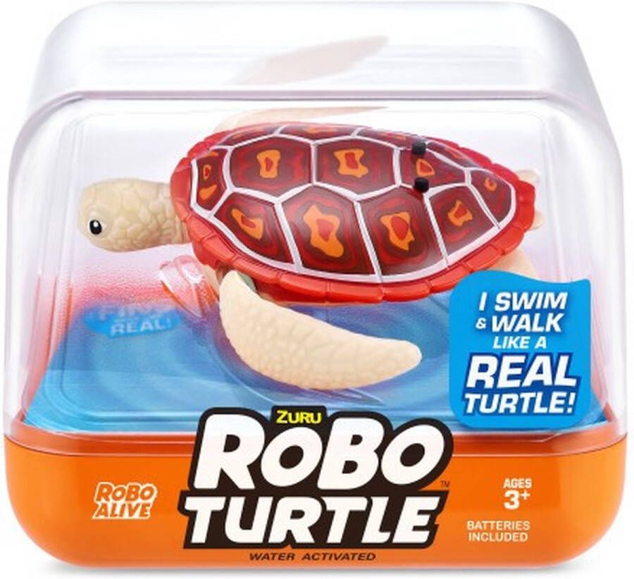 ZURU RoBo Alive Robot Huisdier Turtle Schildpad Oranje