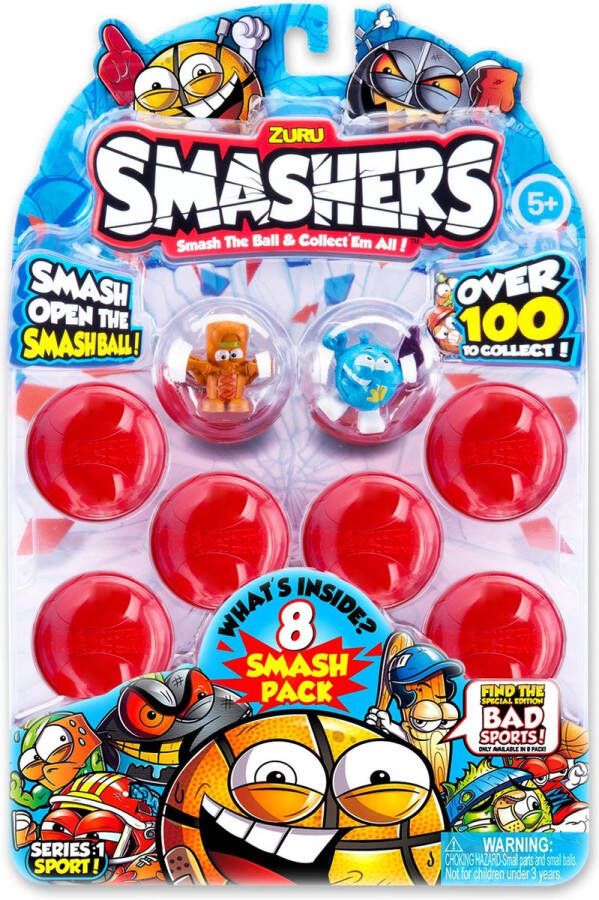 ZURU Smashers 8 pack Series 1 sport