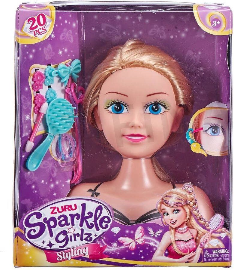 ZURU Sparkle Girlz Kapkop met Haar-Accessoires