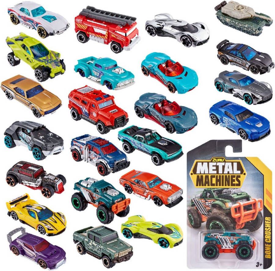 Camylle METAL MACHINE CARS ASS schoencadeau sinterklaas