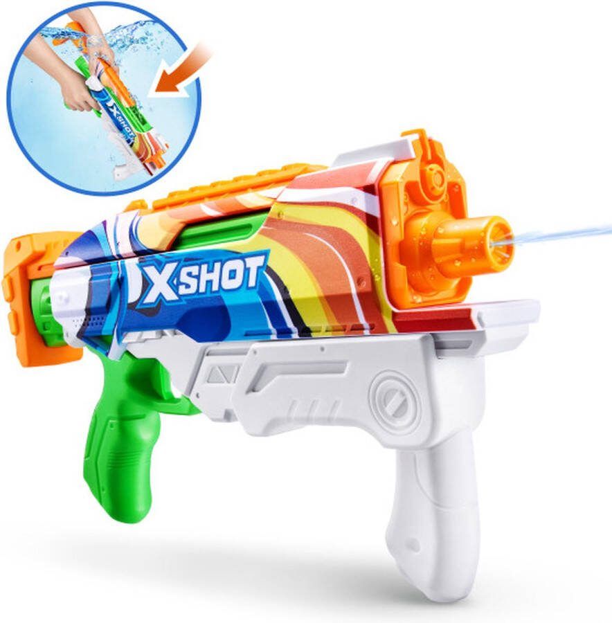 ZURU X-Shot Water Fast-Fill Skins Hyperload Water Blaster Cruiser Print Waterpistool 500 ML