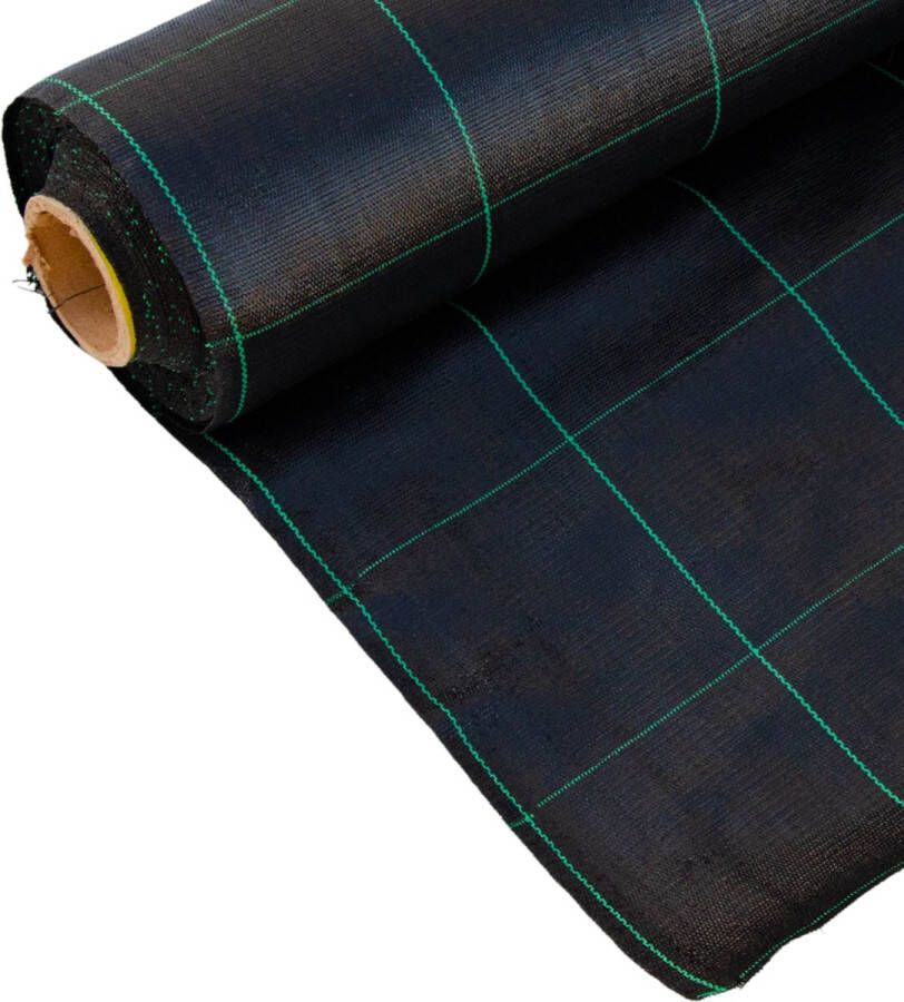 Zwartgroen Worteldoek 5 25 x 100 m 100 gr m² Rol AZ Kwaliteit Gronddoek