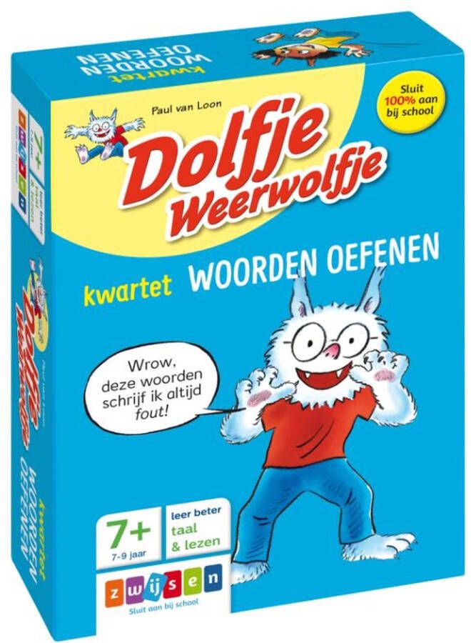 Zwijsen Dolfje Weerwolfje Kwartet woorden oefenen