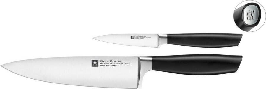 Zwilling Messenset All*Star 2-Delig 1x Koksmes en 1x Schilmesje