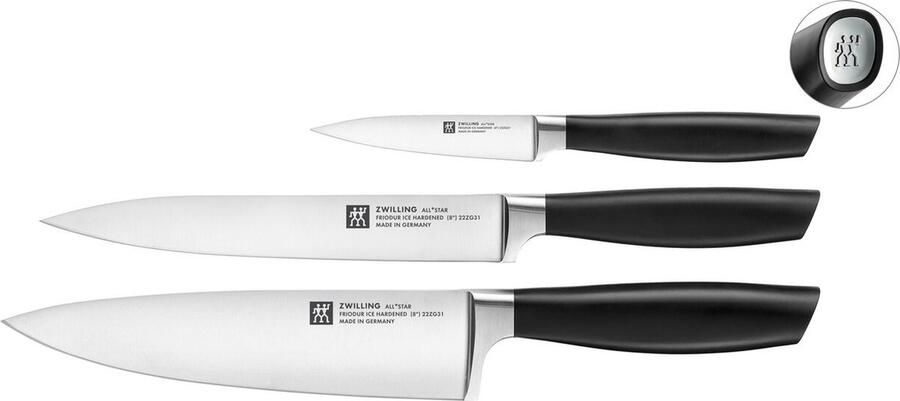 Zwilling Messenset All*Star 3-Delig Koksmes Vleesmes Schilmesje