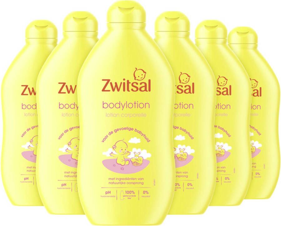 Zwitsal Baby Bodylotion Xl 6x 400ml Voordeelverpakking C