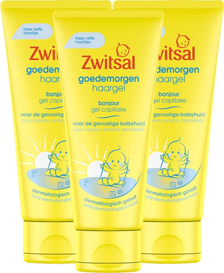 Zwitsal Haargel Goedemorgen 3 x 100ml Voordeelpack