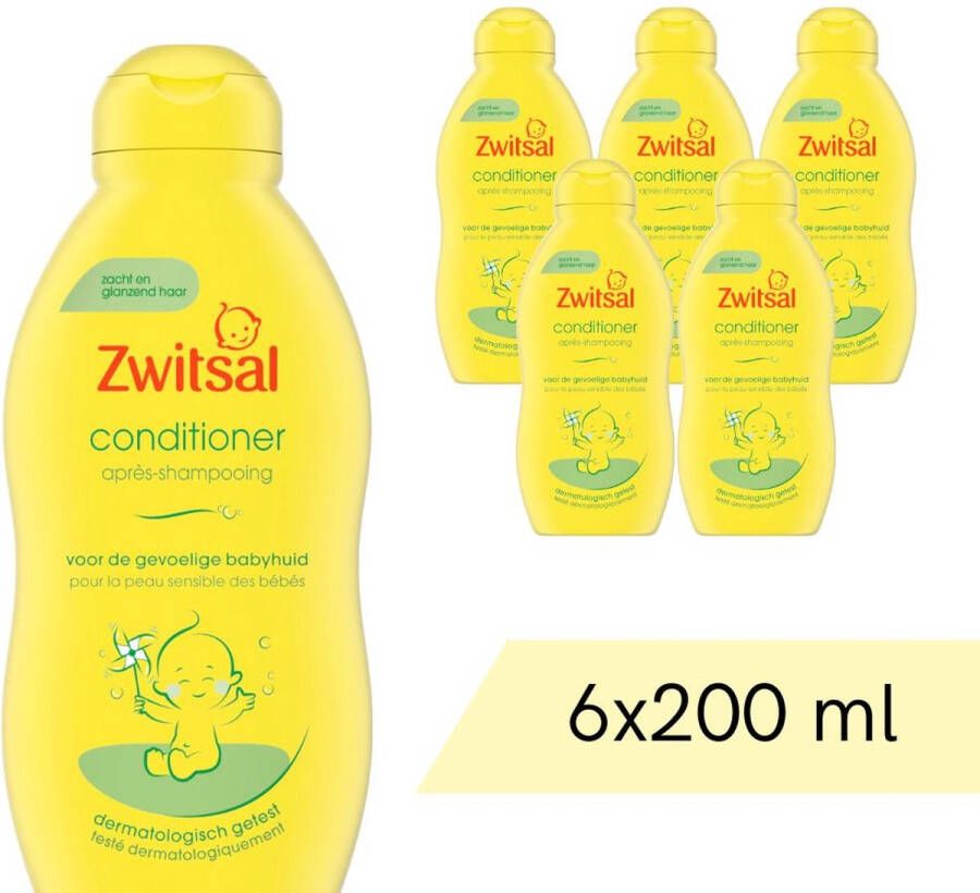 Zwitsal Voordeelverpakking: 6x Conditioner 200 ml