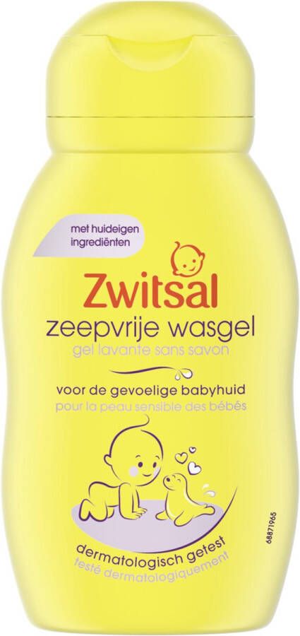 Zwitsal Zeepvrije Wasgel 75ml Mini Reis Verpakking