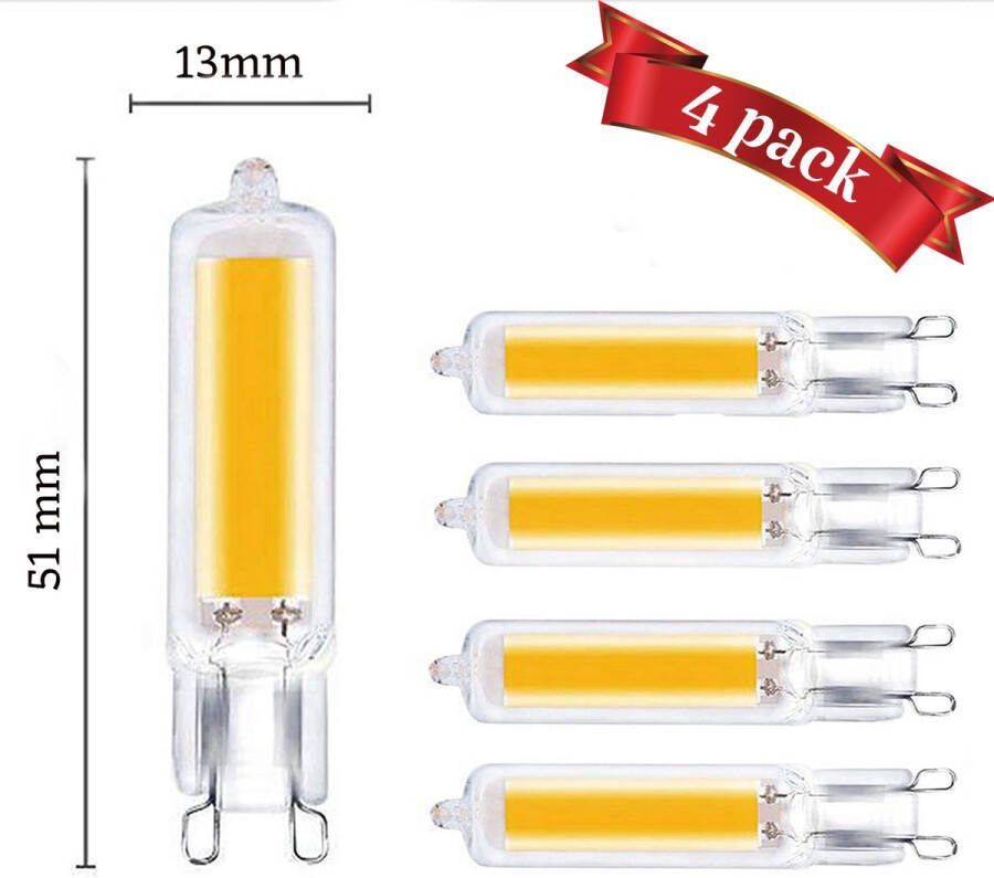 Zybaroo G9 led lamp met zeer mooie watr-wit licht. mooie ontwerp van glas. Veel en toch vrij zachte licht door de warme kleur