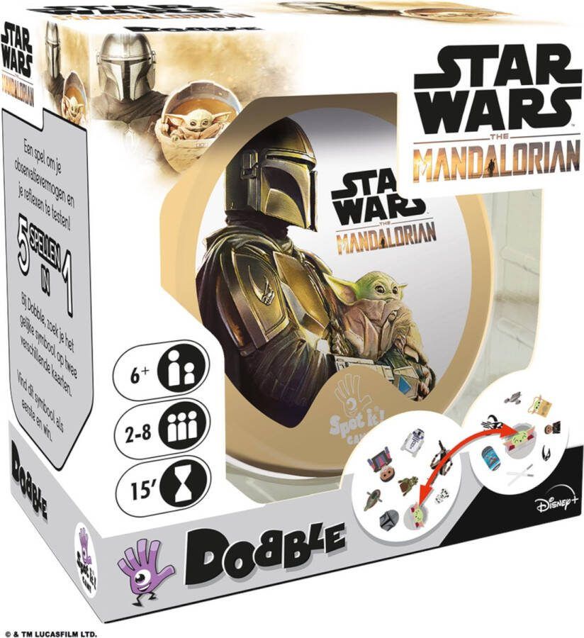 Zygomatic Board Game Studio Dobble Star Wars The Mandalorian Kaartspel