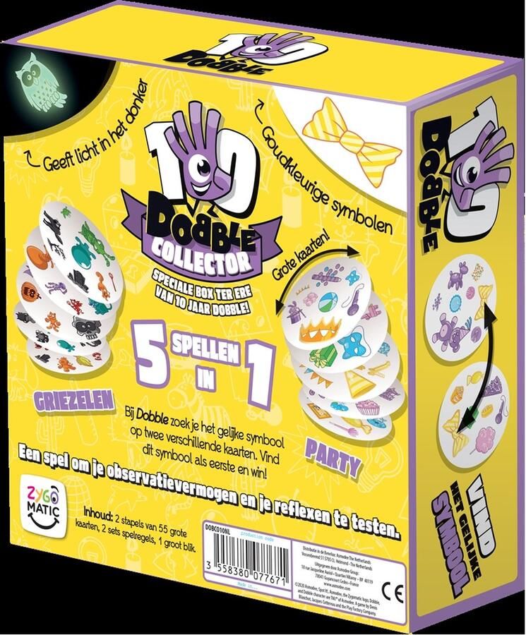 Zygomatic Board Game Studio Dobble Collector Box Kaartspel