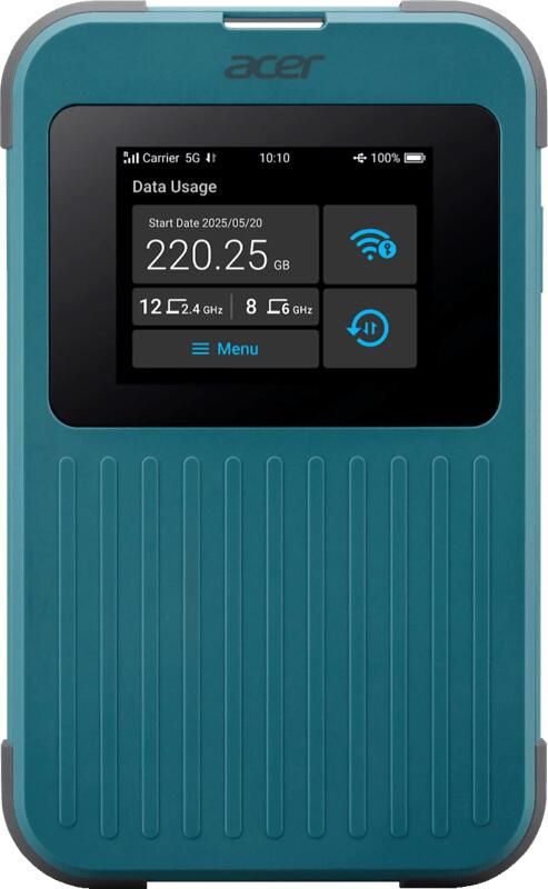 Acer Connect M4E 1GB draadloze router Dual-band (2.4 GHz 5 GHz) 5G Mi-Fi routers