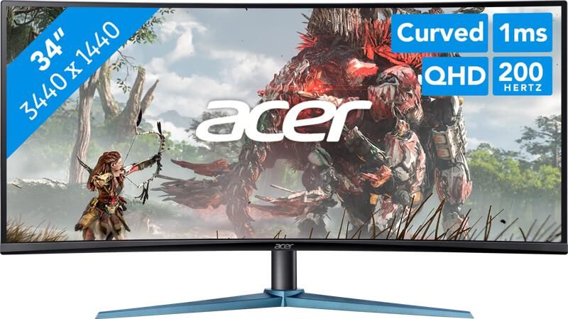 Acer Curved-gaming-monitor ED340CUR X0 87 cm 34" UWQHD
