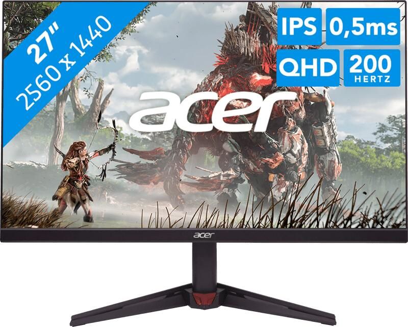 Acer Nitro VG270UX1bmiipx Monitor Zwart
