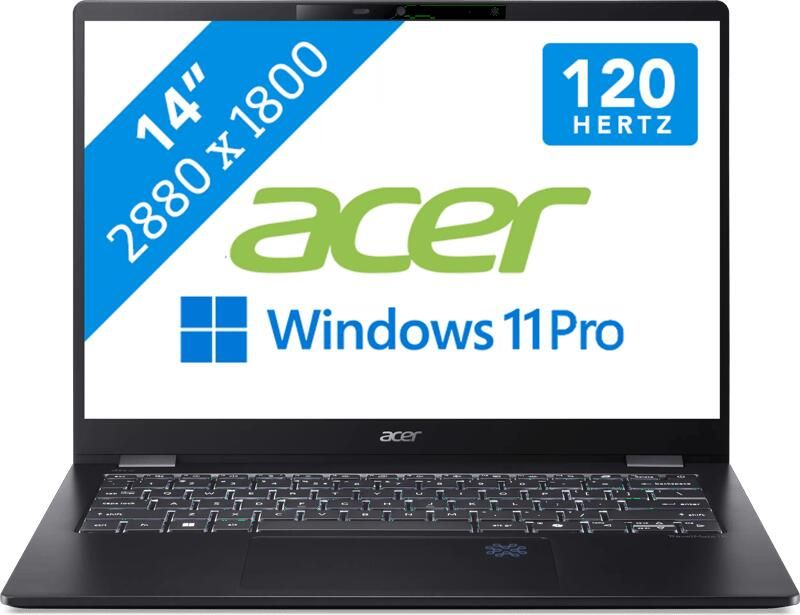 Acer TravelMate P6 14 AI TMP614-54-TCO-70QD QWERTY